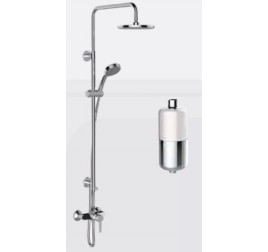 Kohler Taut Pin Dual Shower Column + Exhale Shower Filter